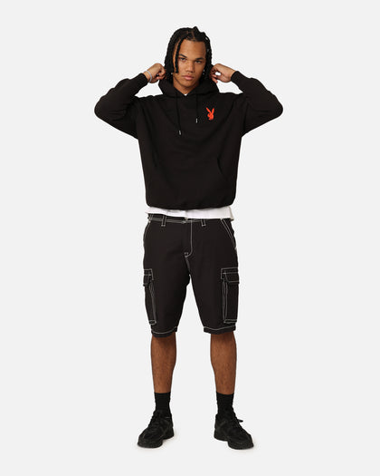 Playboy Gothic Stack Hoodie Black