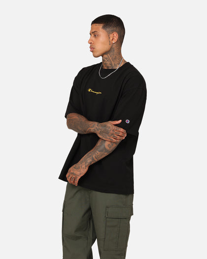 Champion Embroidered T-Shirt Black