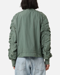 Adidas Women's Light Weight Bomber Jacket Trace Green