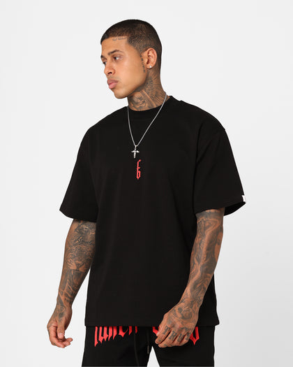 Fallen Breed Monogram T-Shirt Black/Red