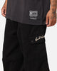 Mitchell & Ness Miami Heat Ice Blue Logo T-Shirt Faded Black