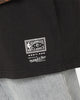 Mitchell & Ness Charlotte Hornets Ice Blue Logo T-Shirt Faded Black