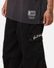 Mitchell & Ness Los Angeles Lakers Ice Blue Logo T-Shirt Faded Black