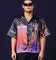 Pokémon By Loiter Gengar Split Button Up Shirt Black/Purple