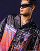Pokémon By Loiter Gengar Split Button Up Shirt Black/Purple