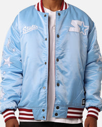 Starter Reversible Star Bomber Jacket Maroon/Blue