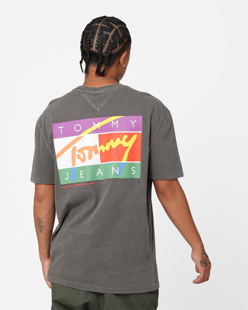 Tommy Jeans Classic Signature Pop Flag T-Shirt Black