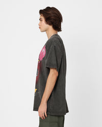 American Thrift X Warner Bros. Daffywise Heavyweight Vintage T-Shirt Black Wash