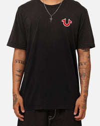 True Religion JV7 Washed T-Shirt Jet Black