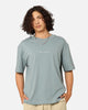 Champion Heritage New Script T-Shirt Sage Shimmer Green