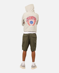 Champion Reverse Weave Field Basketball Hoodie Oxford Heather