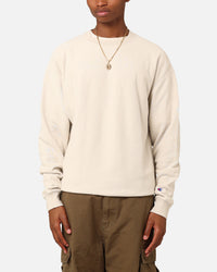 Champion Reverse Weave Terry Tape Crewneck Stone
