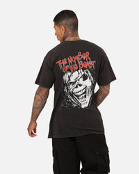 Iron Maiden Eddie Big Hand Vintage T-Shirt Black Wash