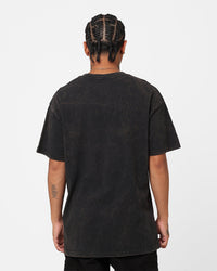Motley Crue Red Skulls T-Shirt Black Wash