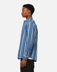 Tommy Jeans Relaxed Denim Stripe Long Sleeve Shirt Denim Medium