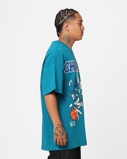 Mitchell & Ness Charlotte Hornets Break Free T-Shirt Hornets Teal