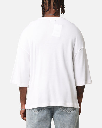 XXIII Waffle Midsleeve T-Shirt White