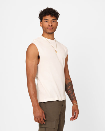 XXIII Waffle Muscle Singlet White