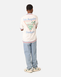 Majestic Athletic Los Angeles Dodgers MLB Team Shirt Vintage White