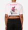 Playboy Women's SMU Cropped T-Shirt White