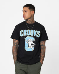Crooks & Castles Varsity Angels T-Shirt Black