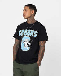 Crooks & Castles Varsity Angels T-Shirt Black