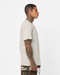 Champion Heritage Small C T-Shirt Oxford Heather