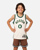 Nike Kids' Boston Celtics Jayson Tatum City Edition Swingman Jersey Sail
