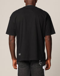 Saint Morta Dead Coffin Club Boxy T-Shirt Black