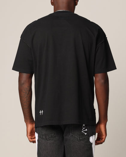 Saint Morta Dead Coffin Club Boxy T-Shirt Black