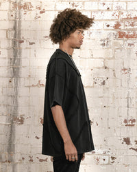 Saint Morta Deconstructed PSI Boxy Vintage T-Shirt Vintage Black