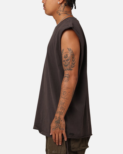 Ksubi Slash Biggie Muscle T-Shirt Faded Black