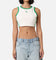Adidas Women's Terry Cropped Tank Top Off White