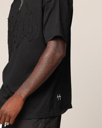 Saint Morta Rodeo Metal Boxy T-Shirt Black