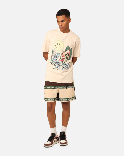 Market Smiley Quiet Time T-Shirt Ecru