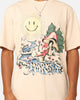 Market Smiley Quiet Time T-Shirt Ecru