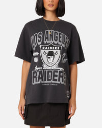 Mitchell & Ness Women's Las Vegas Raiders Arch Logo T-Shirt Faded Black
