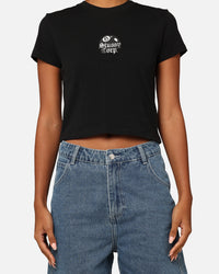 Stüssy Women's 8 Ball Corp Relaxed T-Shirt Black