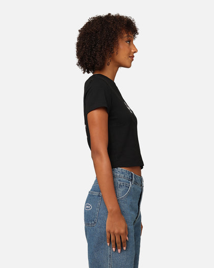 Stüssy Women's 8 Ball Corp Relaxed T-Shirt Black