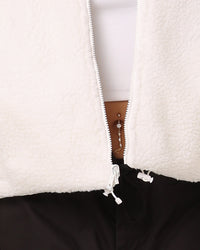 Stüssy Women's Graffiti Cropped Puffer Jacket White