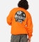 Stüssy 8 Ball Corp Fleece Crewneck Coral