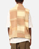 Stüssy Square Jacquard Sherpa Vest Tan