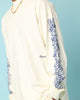 Carré Botanical Oversized Long Sleeve T-Shirt Off White