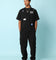 Carré Patchwork Oversized T-Shirt Black