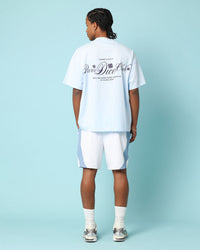Carré Players Oversized T-Shirt Light Blue