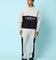 Carré Paris Dice Club Oversized Panel Crewneck Grey Marle/Black