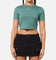 Nike Women's Sportswear Chill Knit Crop T-Shirt Bicoastal/White