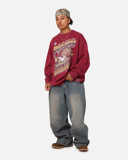 Mitchell & Ness Brisbane Broncos 1992 Grand Final Crewneck Maroon