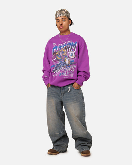 Mitchell & Ness Melbourne Storm Premiers 1999 Season Crewneck Purple