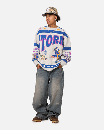 Mitchell & Ness Melbourne Storm Team Crewneck Grey Marle